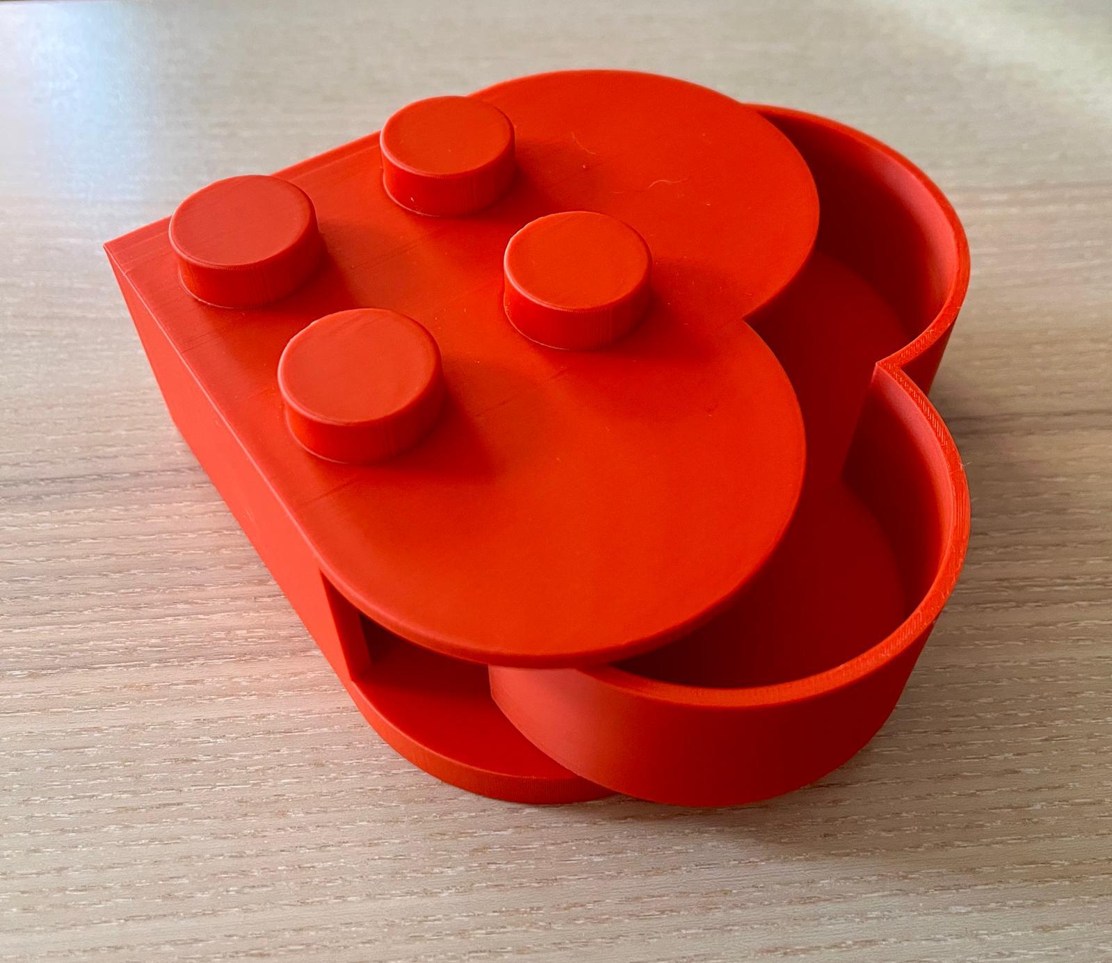 Caja Corazón Lego