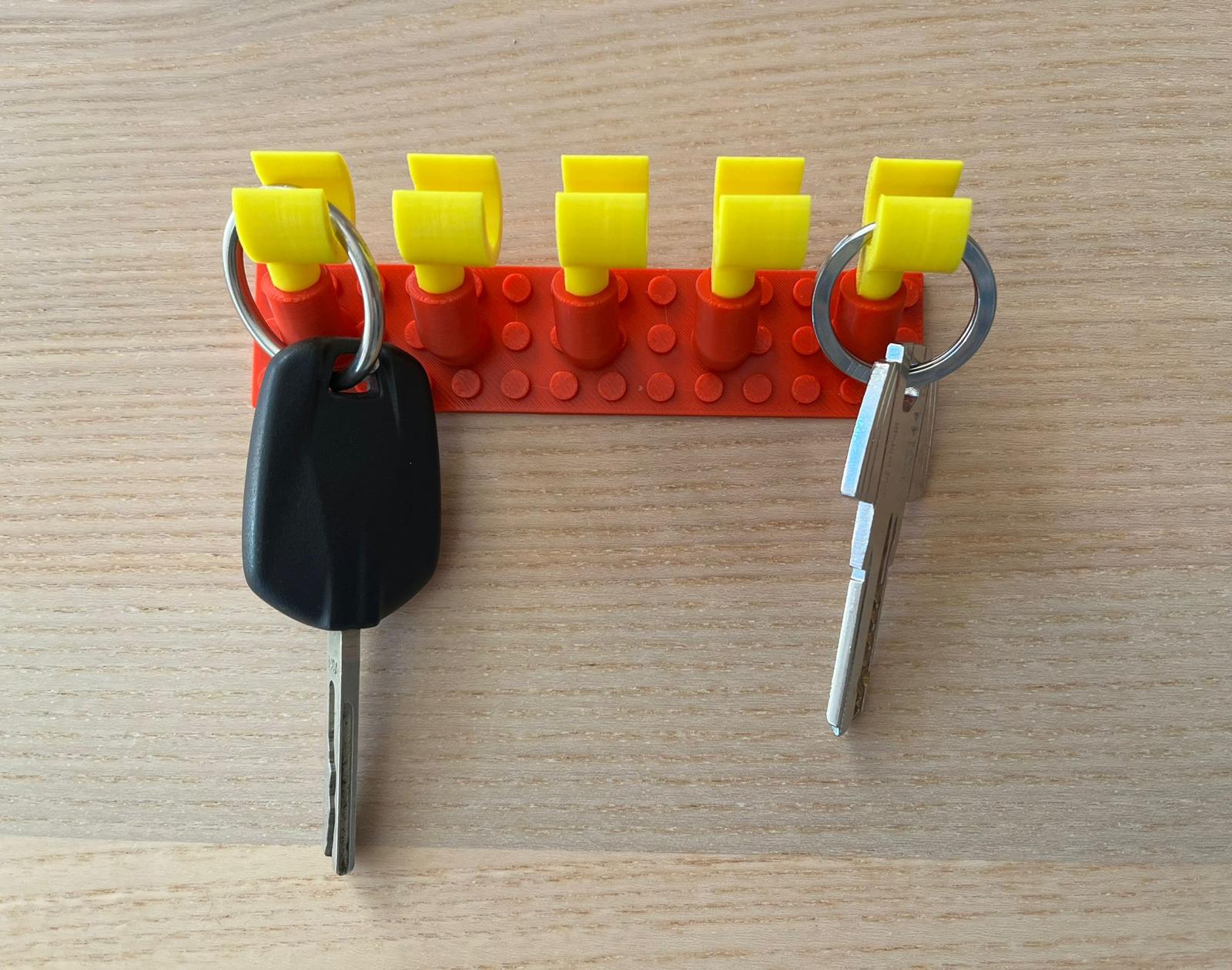 Soporte para llaveros Lego