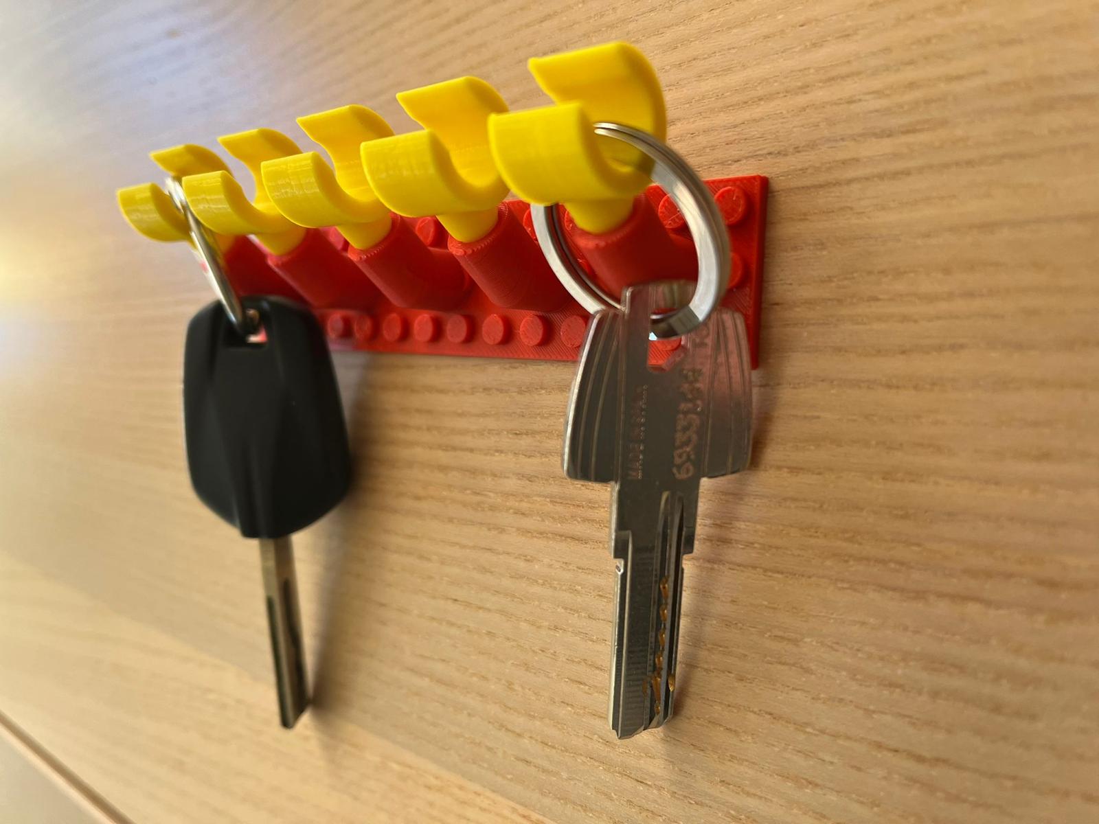 Soporte para llaveros Lego